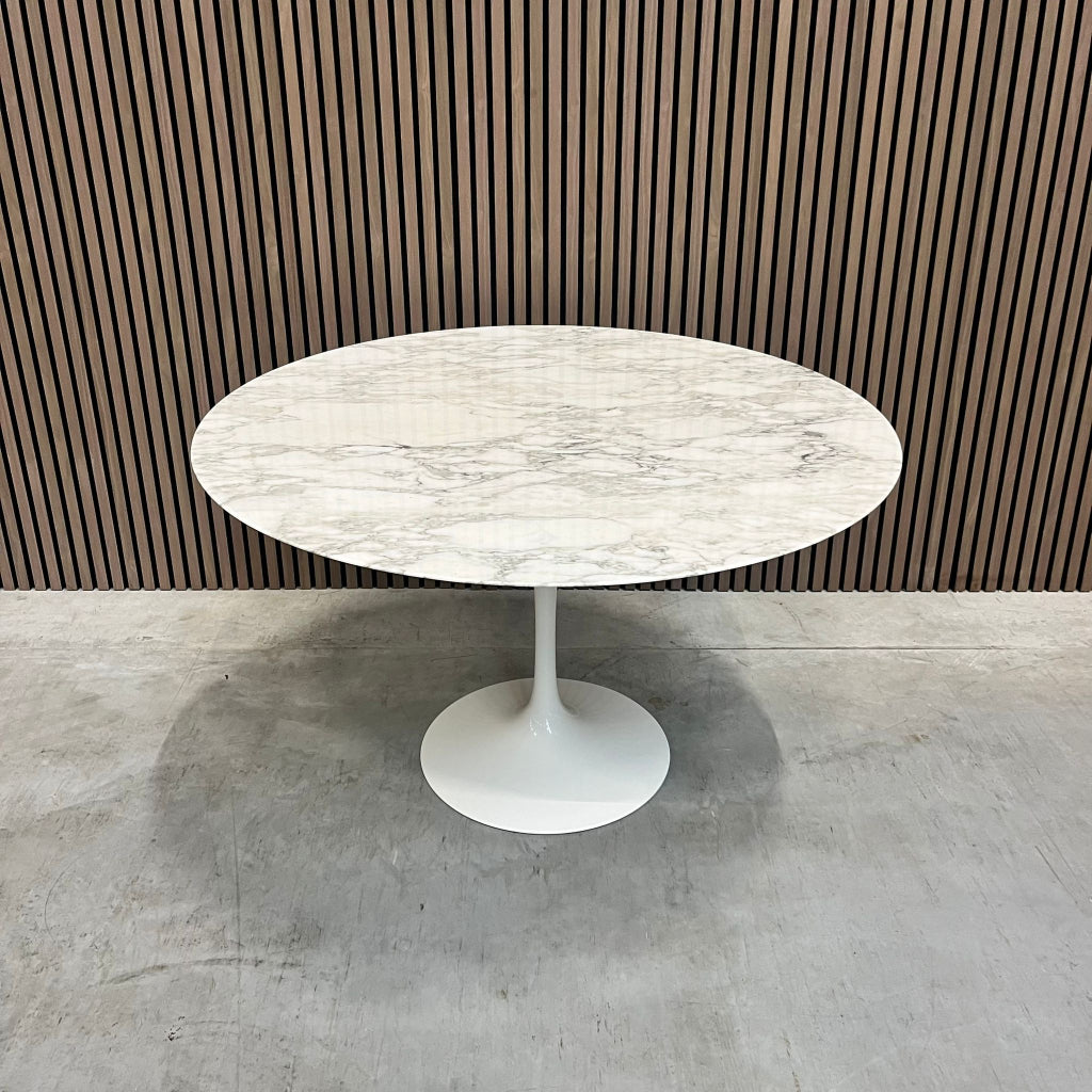 Knoll Saarinen Tulip tafel - Arabescato - 120 cm