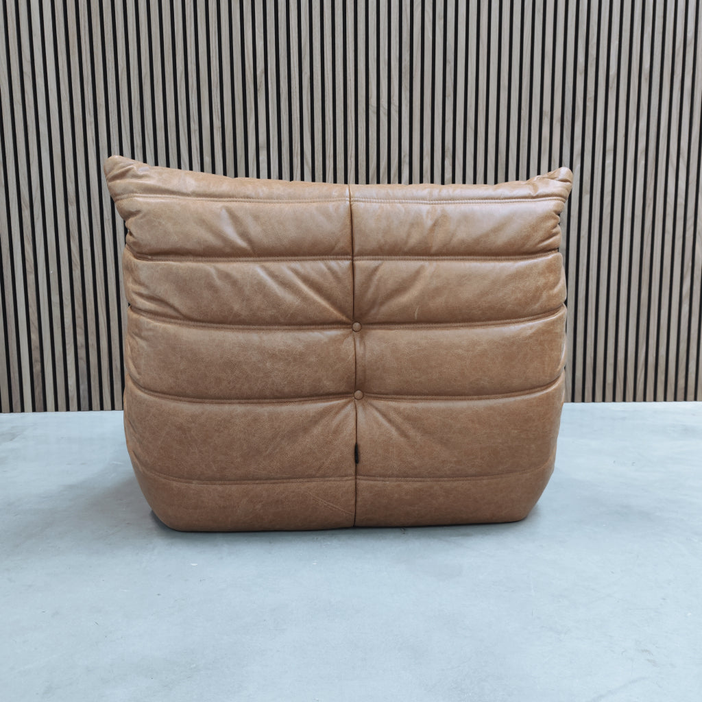 Ligne Roset Togo Fireside Chair 1-zits | Cognac Leder