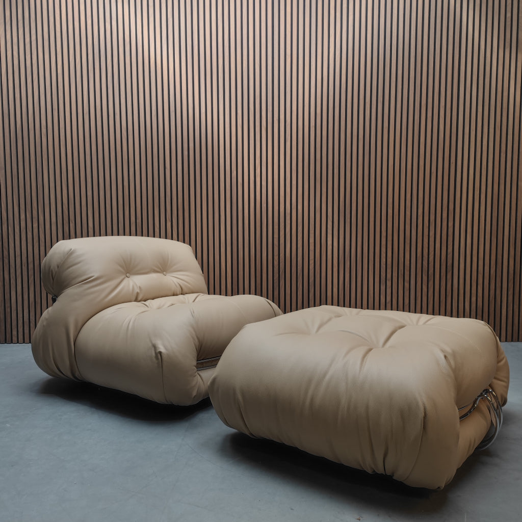 Cassina Soriana fauteuil - 13Y244 Zand