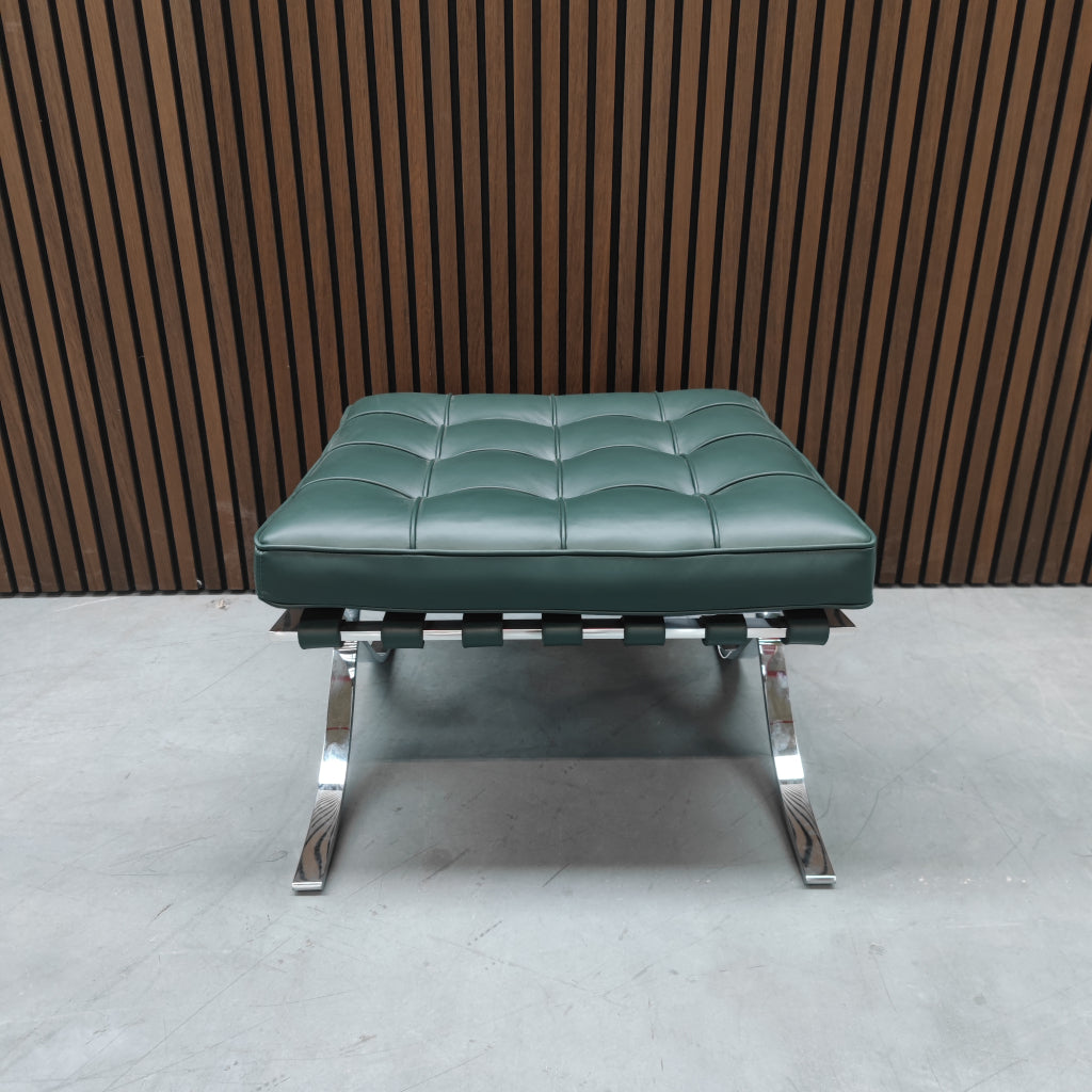 Knoll - Barcelona chair ottoman Bauhaus groen