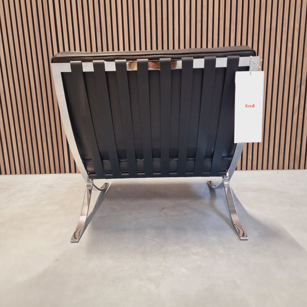 Knoll Barcelona Chair - Venezia Relax Nero