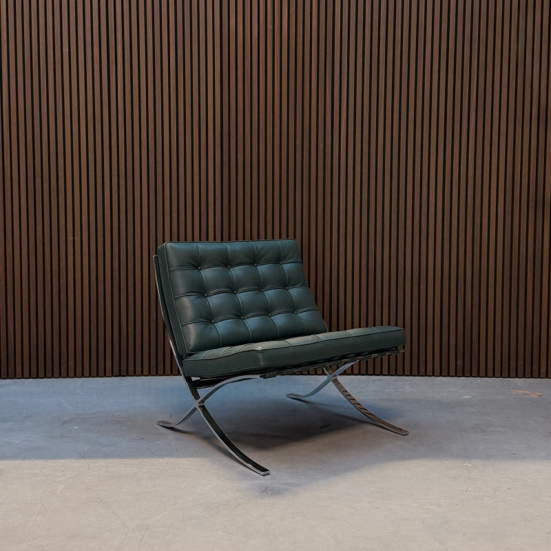 Knoll Barcelona chair - Bauhaus green