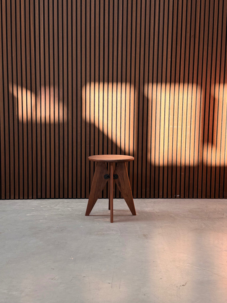 Vitra Tabouret Bois - Amerikaans Noten