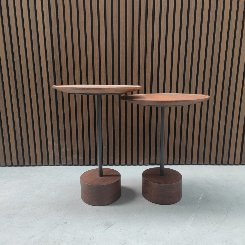 Cassina Occasional table - high American walnut