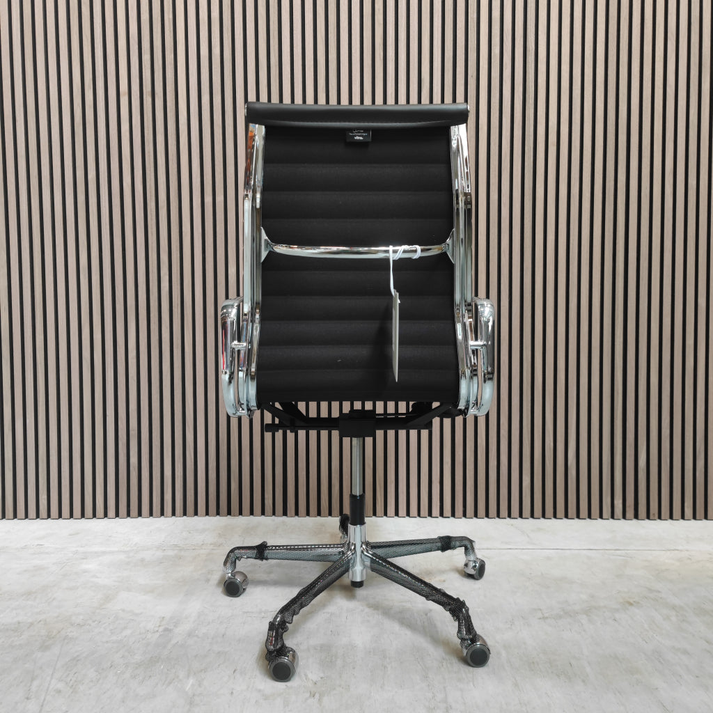 Vitra Eames EA 119 Bureaustoel in Chocolate Premium Leder