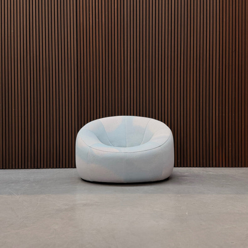 Ligne Roset Pumpkin Fauteuil - blauw/wit
