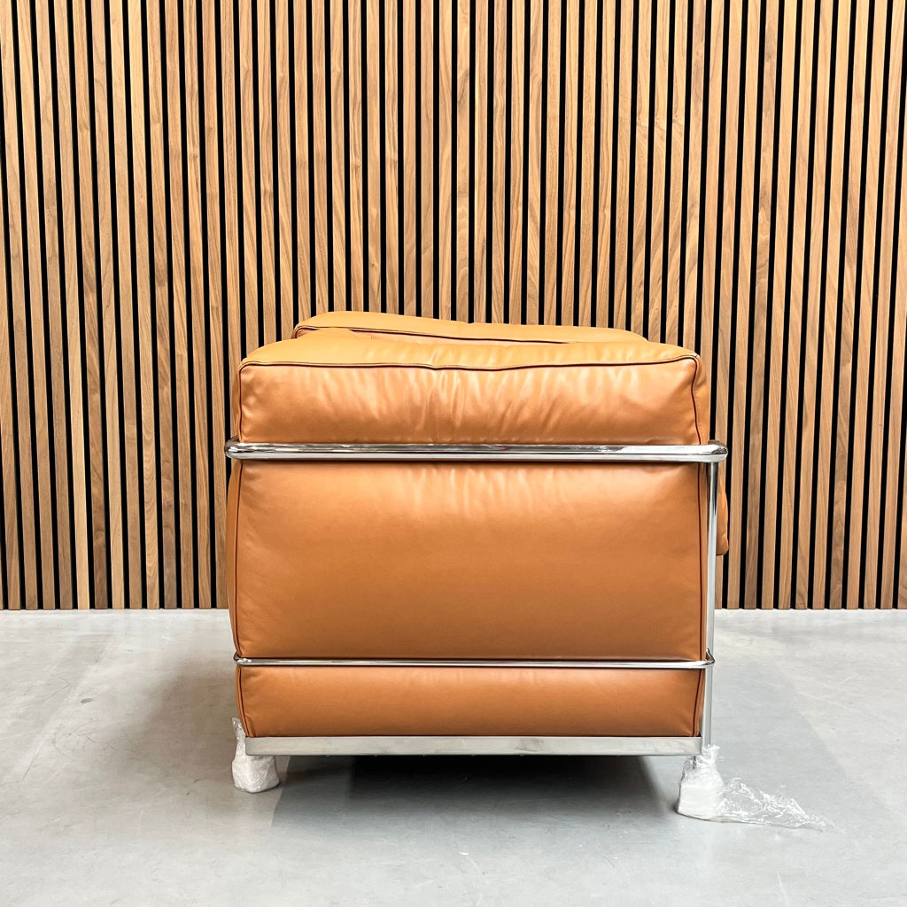 Cassina LC2 - Le Corbusier Cognac leder dons