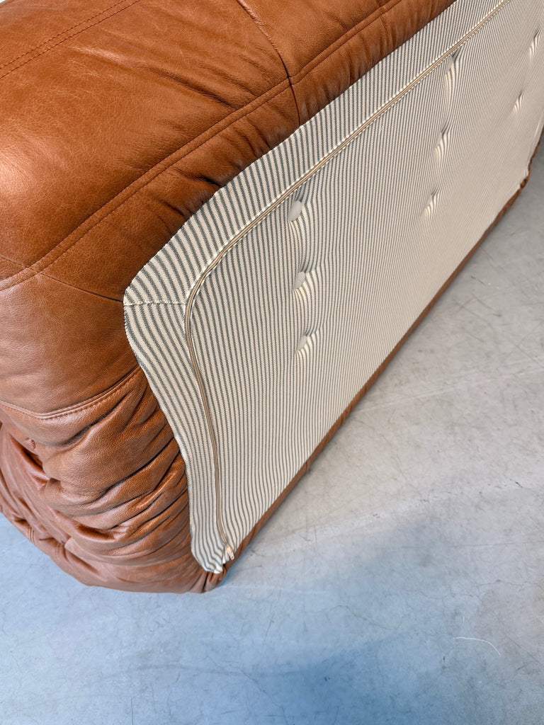 Ligne Roset Togo Large Settee 3-zits | Cognac Leder