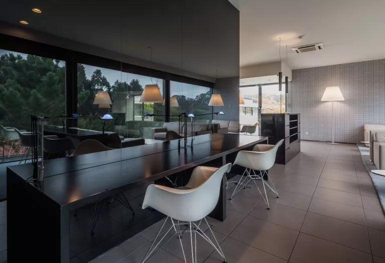 Vitra Eames DAR chair chrome base