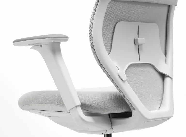 Vitra ACX Mesh 3D bureaustoel grijs onderstel