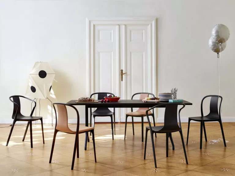 Vitra Belleville Chair stoel crème