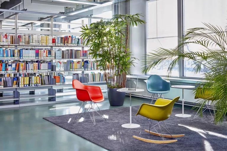 Vitra Eames DAR chair chrome base