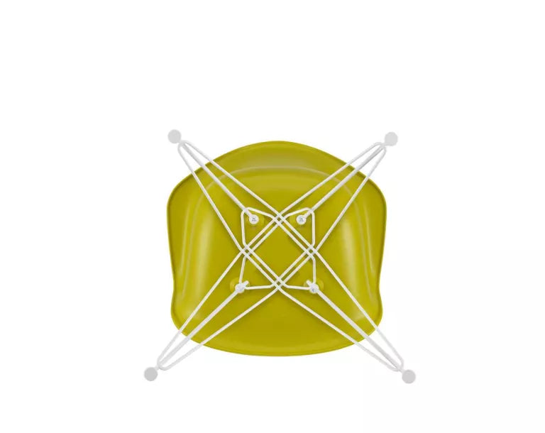 Vitra Eames DAR chair white powder coated base