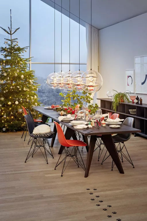 Vitra Eames DSR chair black powder coated base