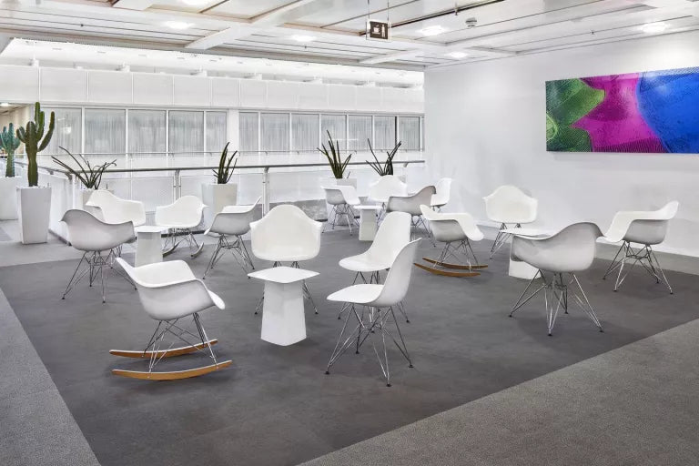 Vitra Eames DSR chair chrome base
