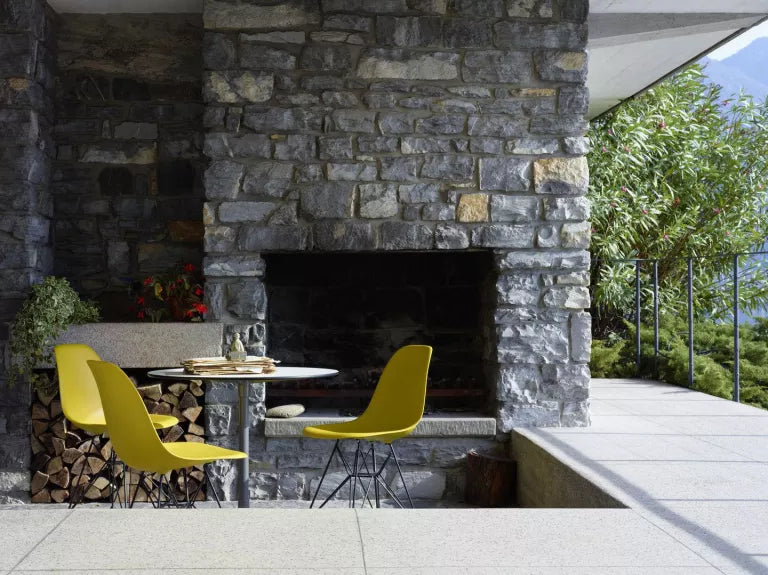 Vitra Eames DSR chair black powder coated base