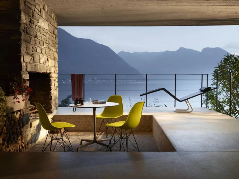 Vitra Eames DSR chair black powder coated base