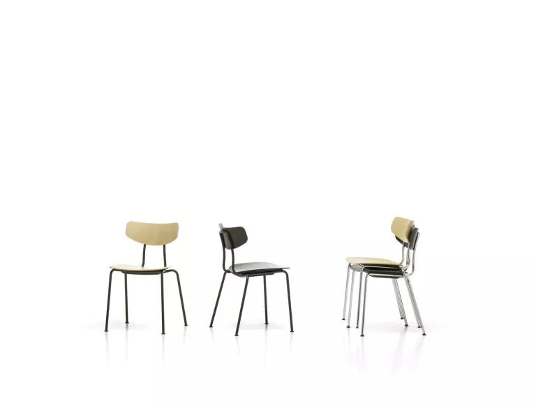 Vitra Moca chair chromed base