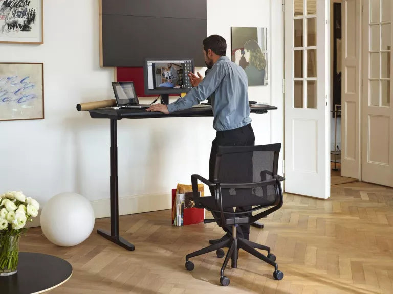 Vitra Physix vergaderstoel zwart frame
