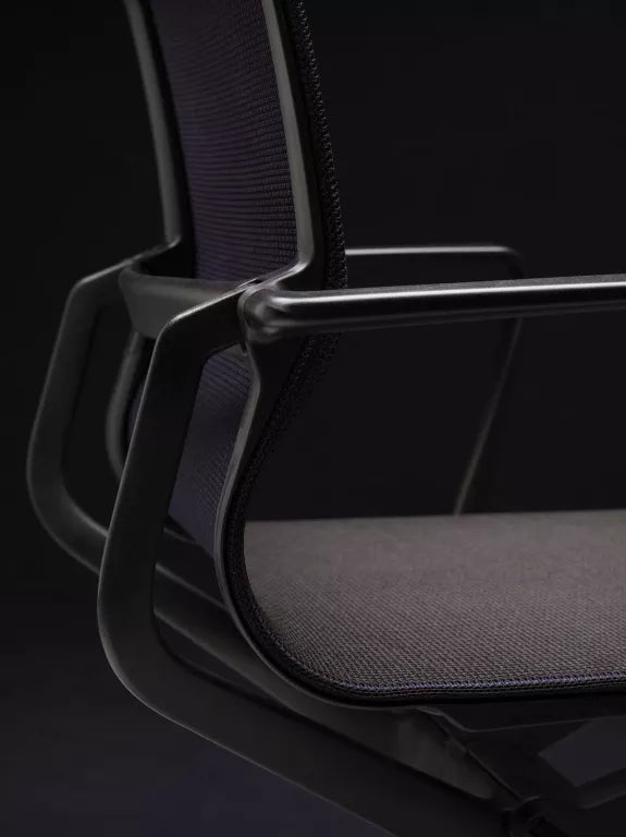 Vitra Physix vergaderstoel zwart frame