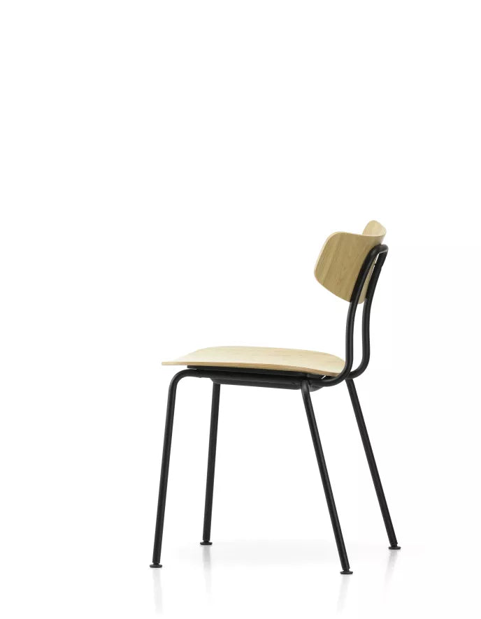 Vitra Moca chair black powder coated base