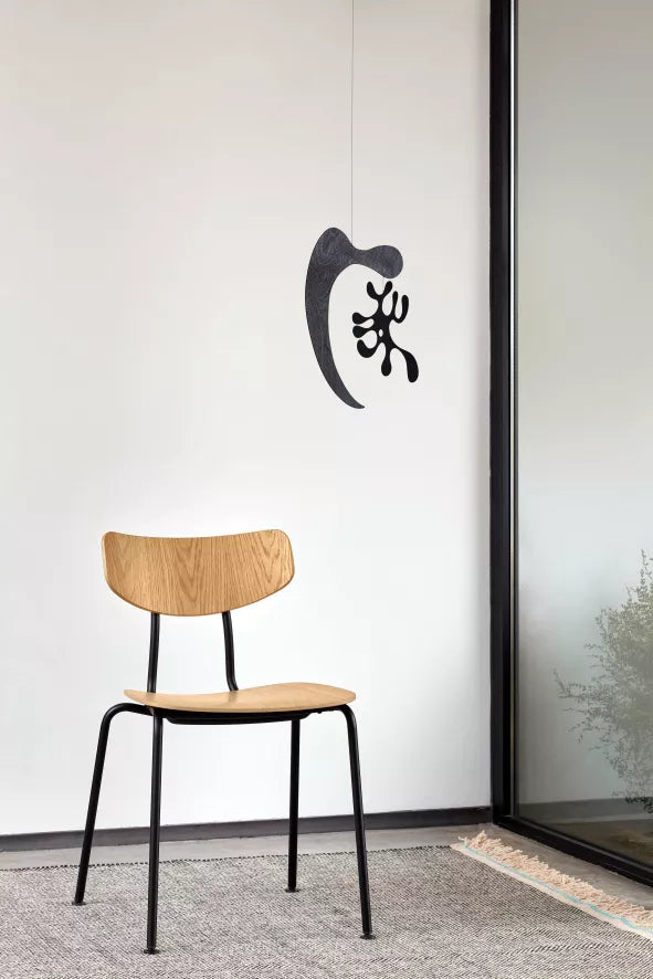 Vitra Moca chair black powder coated base