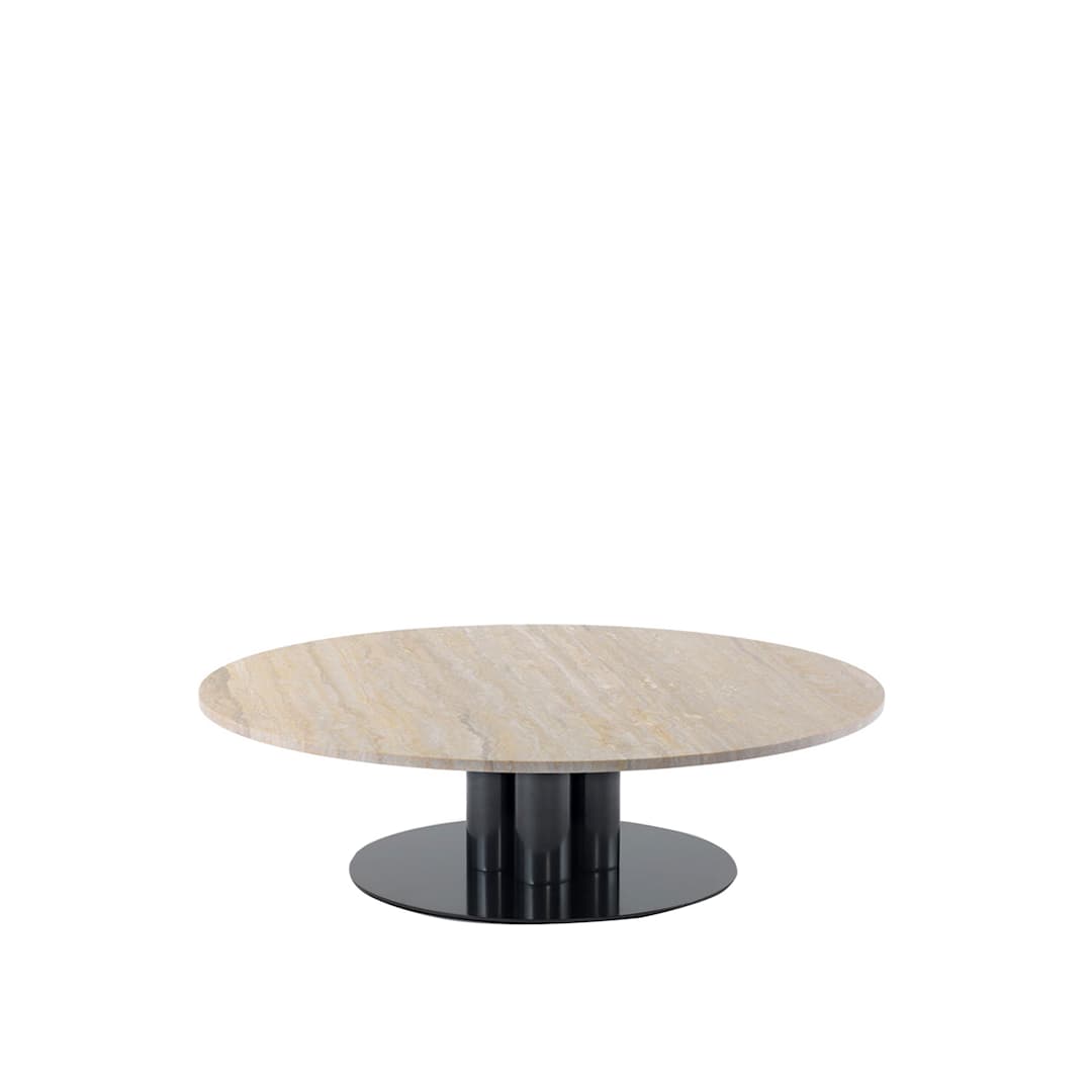 ARFLEX Goya Small Table Ø 120 x 24 cm - Travertino Romano