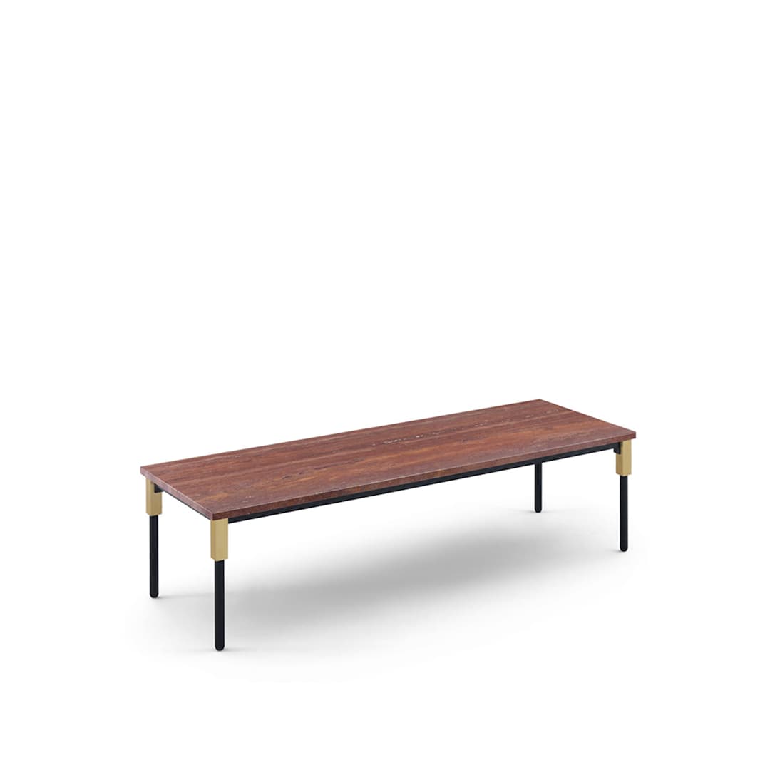 ARFLEX  Match Small Table 122 x 42 cm - Travertino Rosso