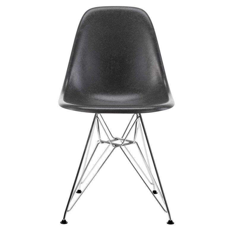 Vitra Eames DSR Fiberglass stoel chroom onderstel