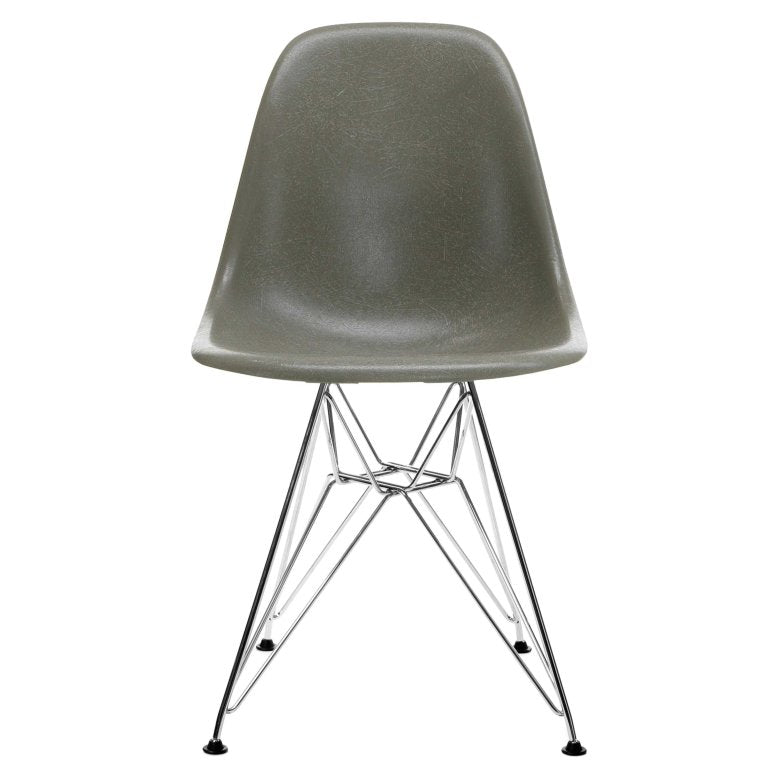 Vitra Eames DSR Fiberglass stoel chroom onderstel