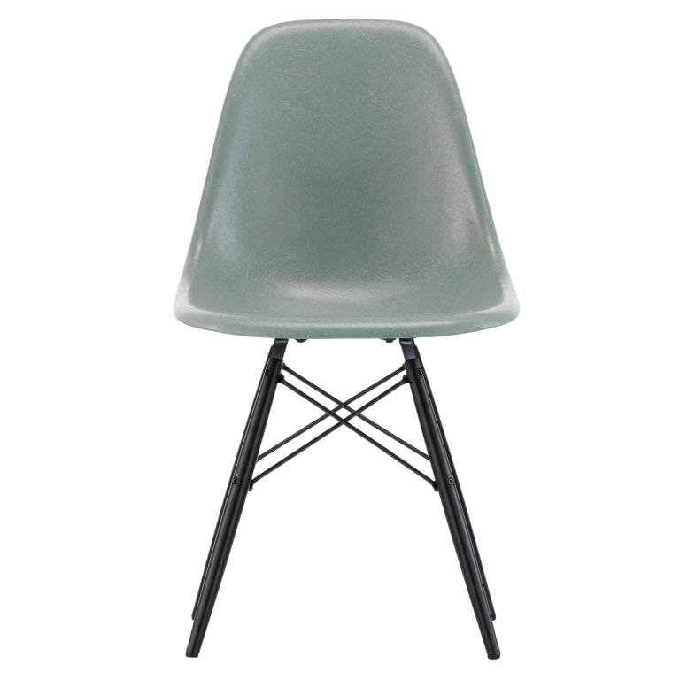 Vitra Eames DSW Fiberglass chair maple black