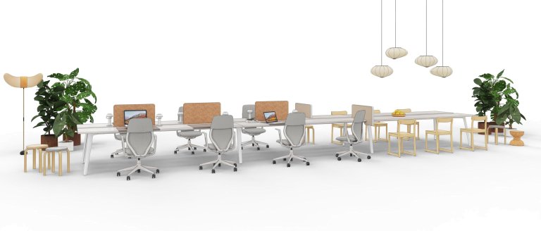 Vitra ACX Mesh 3D bureaustoel zwart onderstel