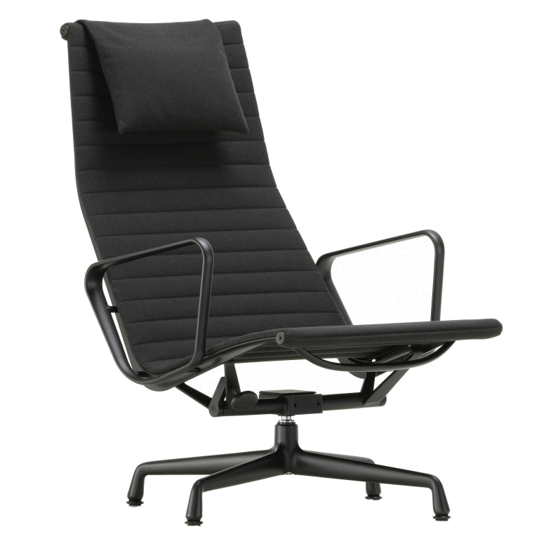 Vitra Aluminium Chair Black EA 124