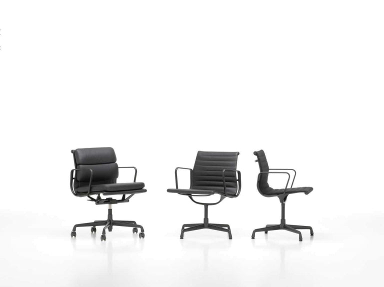 Vitra Aluminium Chair Black EA 108