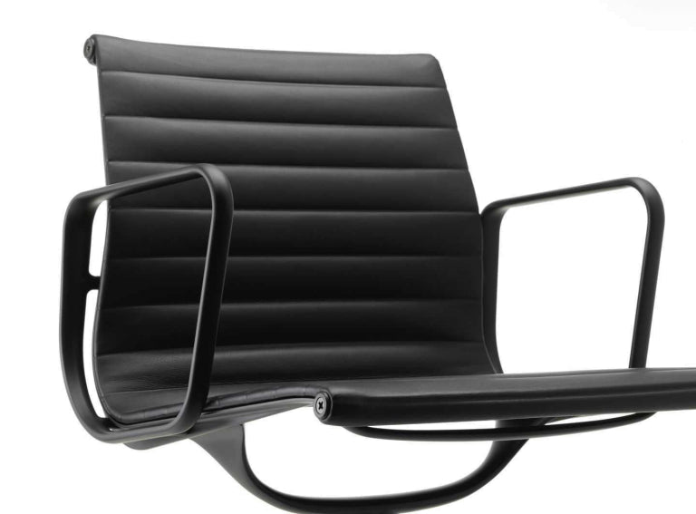 Vitra Aluminium Chair Black EA 108