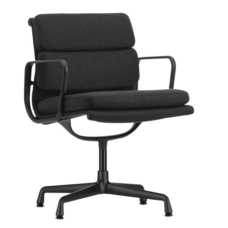 Vitra Aluminium Chair EA 208 fauteuil zwart