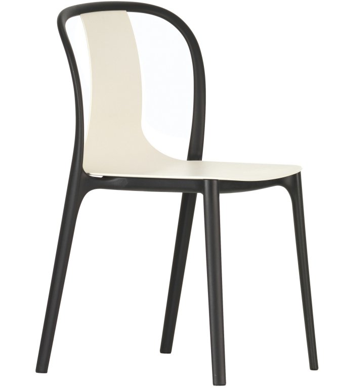 Vitra Belleville Chair stoel crème