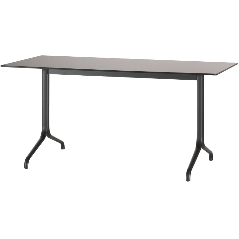 Vitra Belleville garden table black 160x75