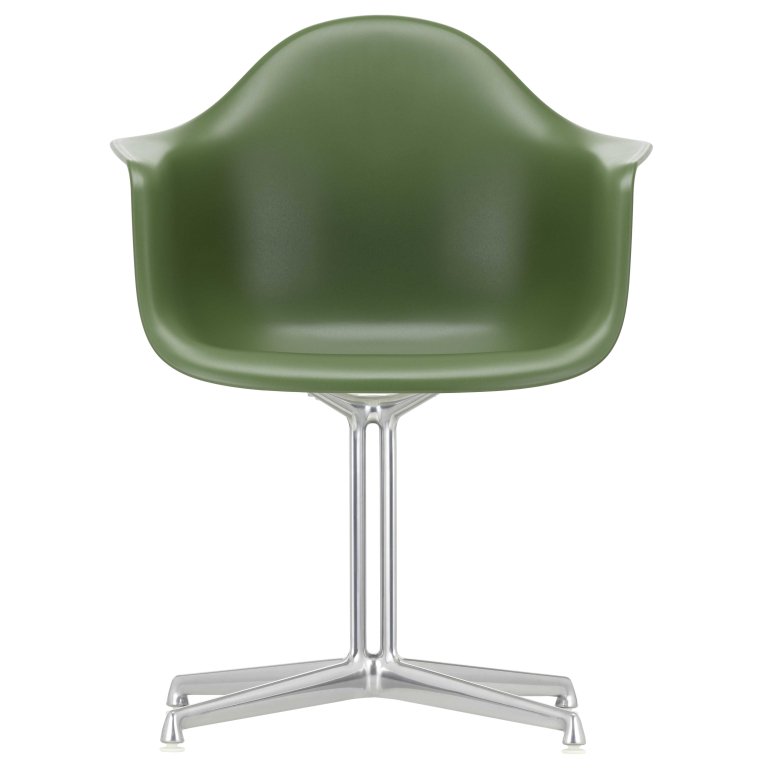 Vitra Eames DAL chair polished aluminum base