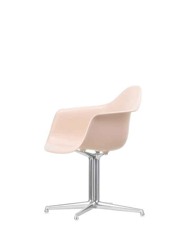 Vitra Eames DAL stoel gepolijst aluminium onderstel