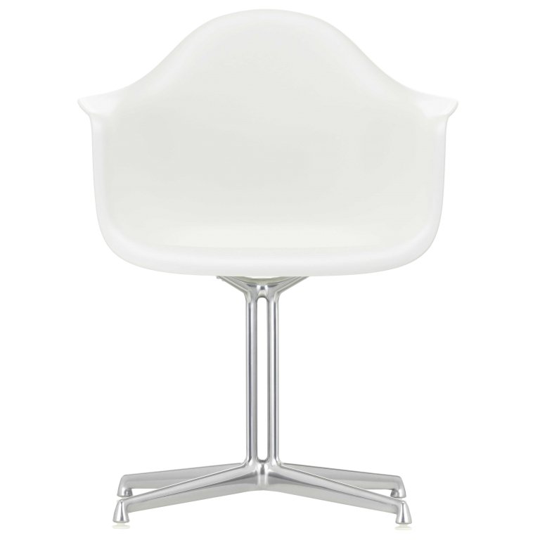 Vitra Eames DAL stoel gepolijst aluminium onderstel