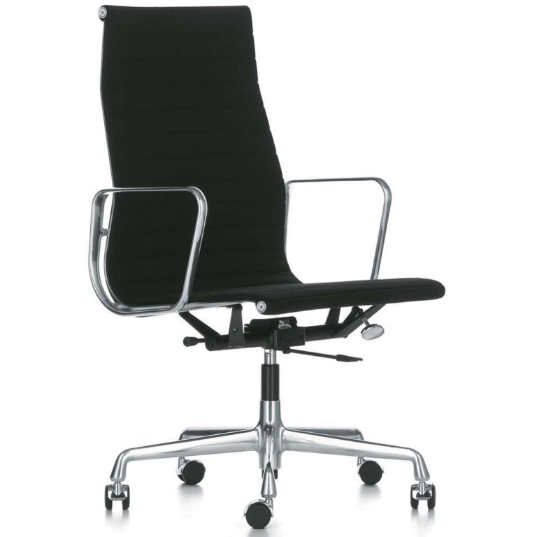 Vitra EA 119 Hopsak office chair black, polished base