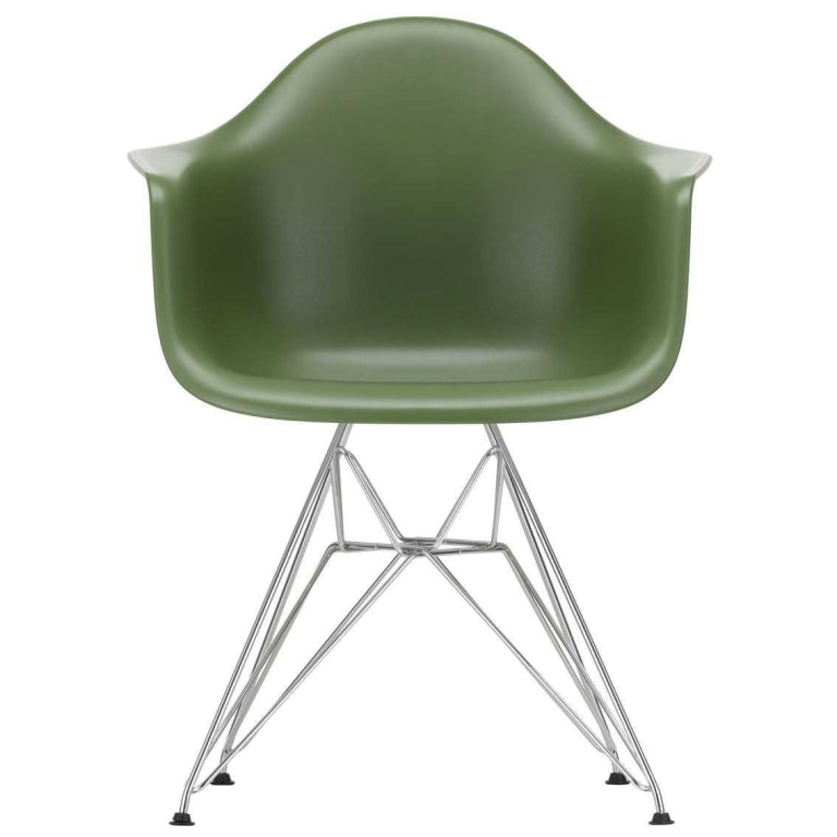 Vitra Eames DAR stoel verchroomd onderstel