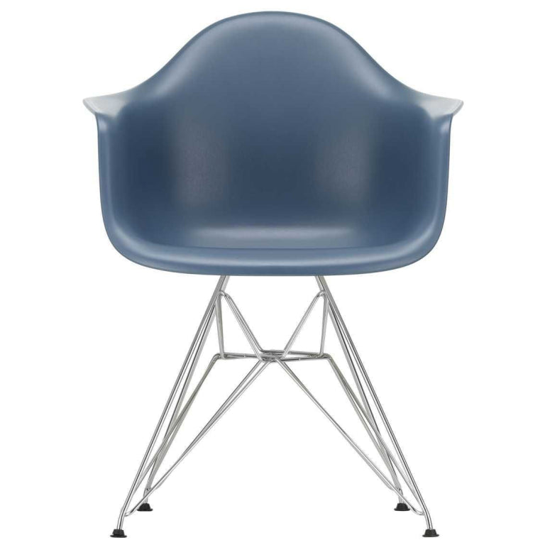 Vitra Eames DAR stoel verchroomd onderstel