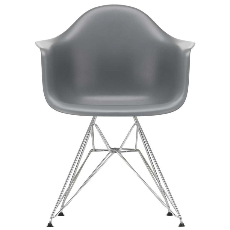 Vitra Eames DAR stoel verchroomd onderstel