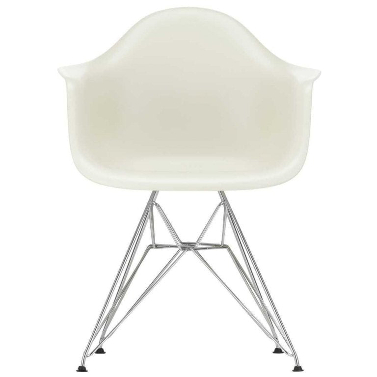 Vitra Eames DAR stoel verchroomd onderstel