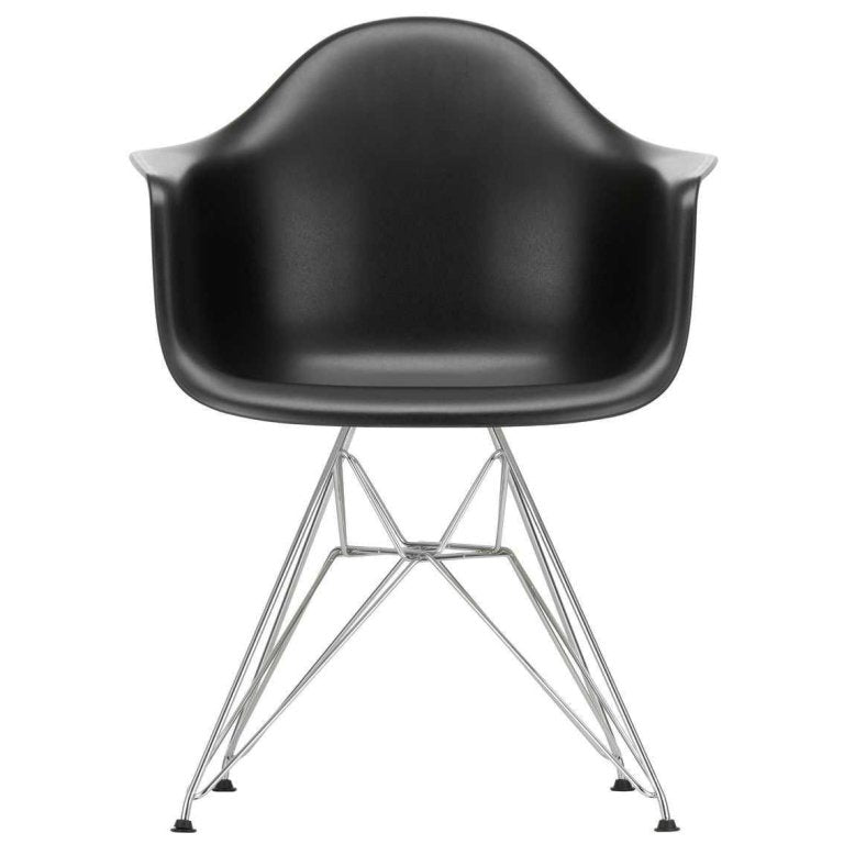 Vitra Eames DAR stoel verchroomd onderstel