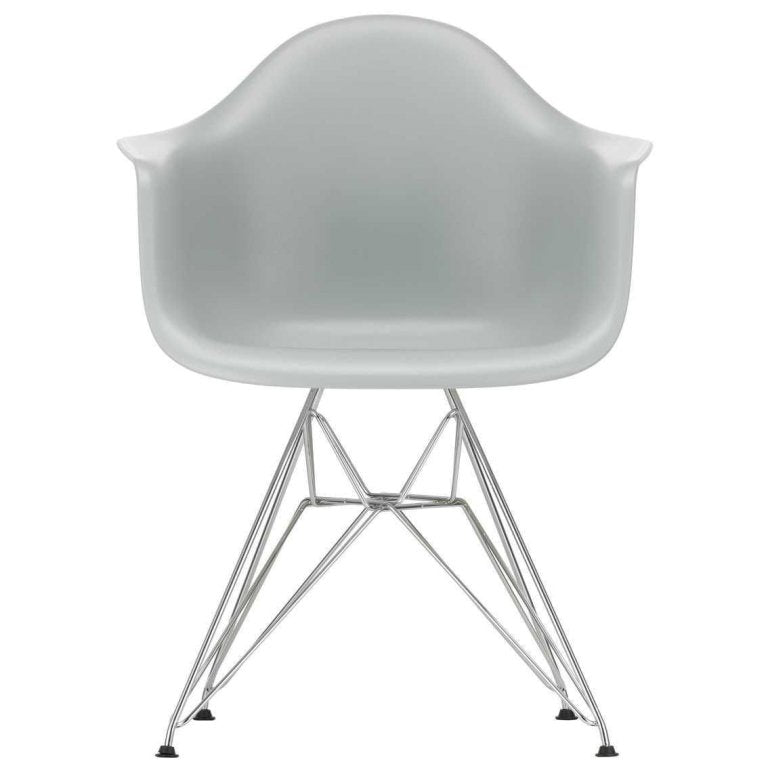 Vitra Eames DAR stoel verchroomd onderstel