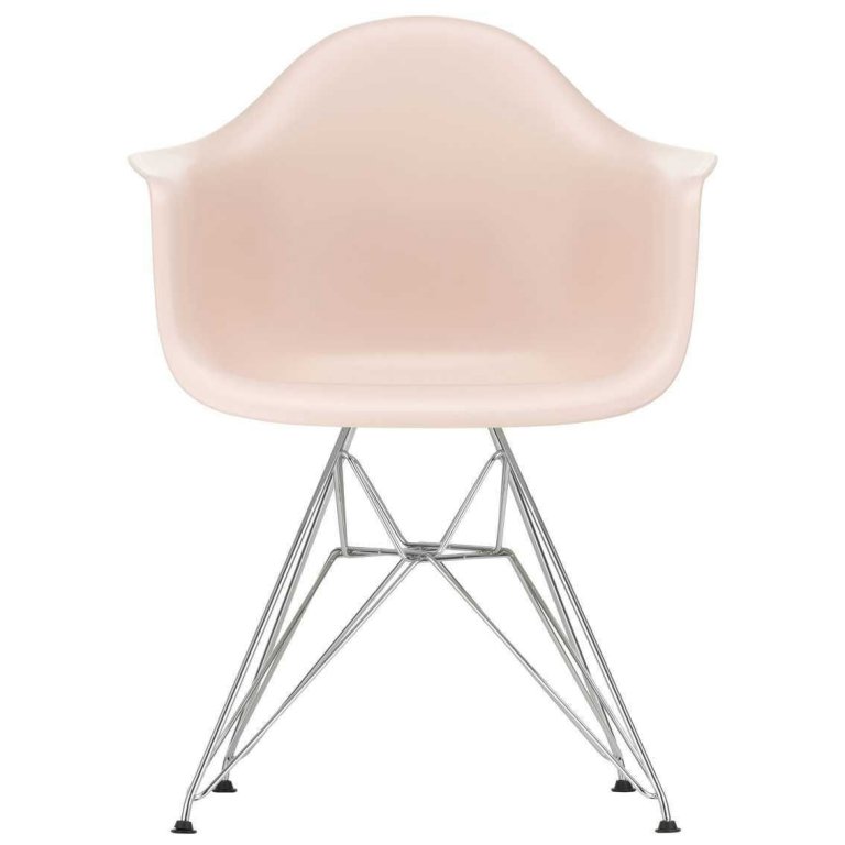 Vitra Eames DAR stoel verchroomd onderstel