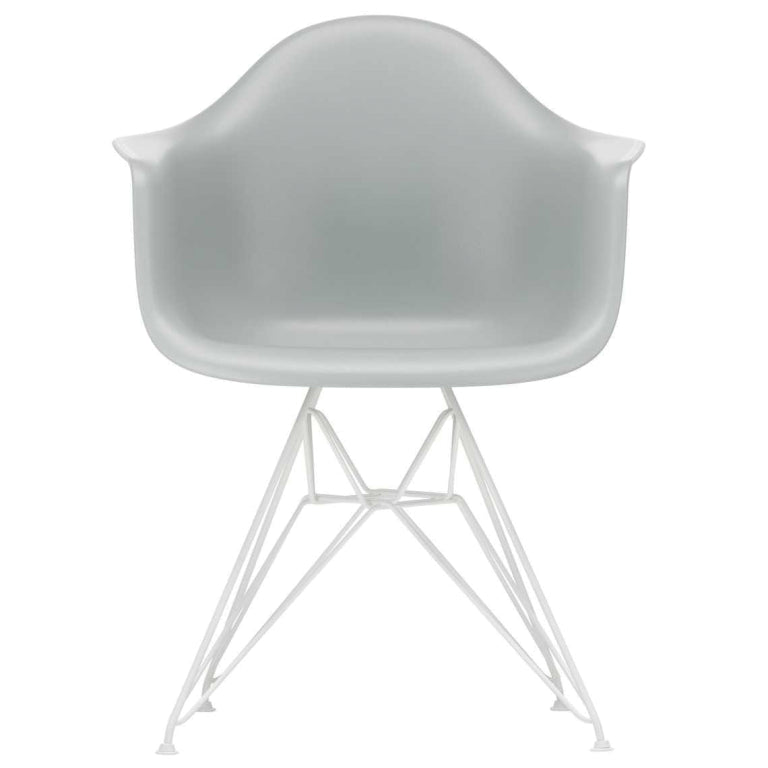 Vitra Eames DAR chair white powder coated base